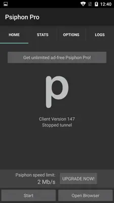 Psiphon Pro android App screenshot 0