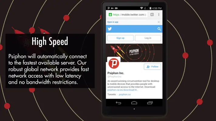 Psiphon Pro android App screenshot 9