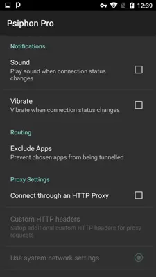 Psiphon Pro android App screenshot 2