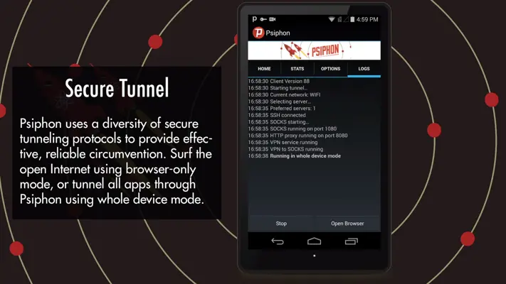 Psiphon Pro android App screenshot 8